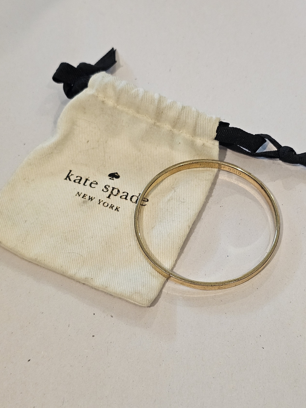Kate Spade Gold Tone Bangle Bracelet